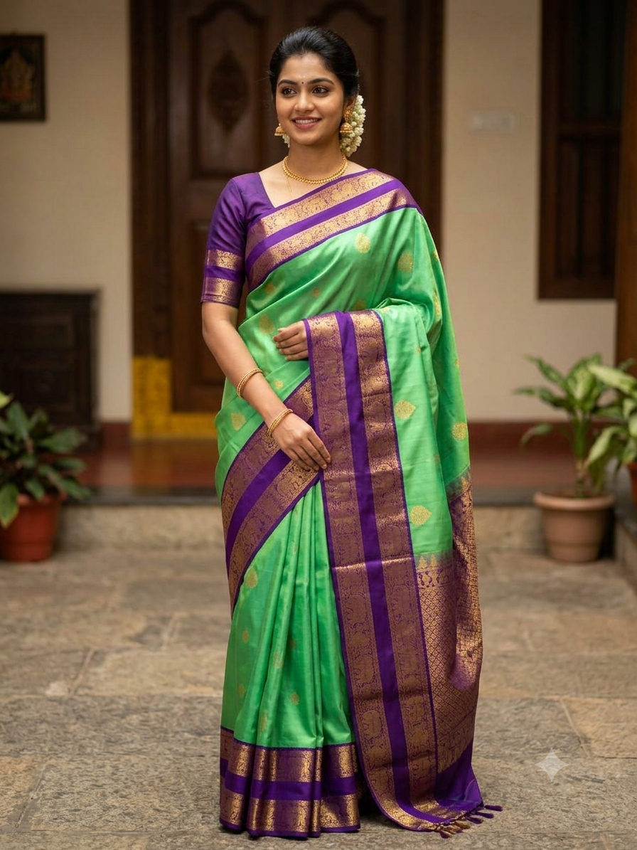 Pure Kanchipuram Silk Saree