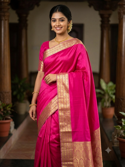 Pure Mysore Silk Saree ( 60 Grams )