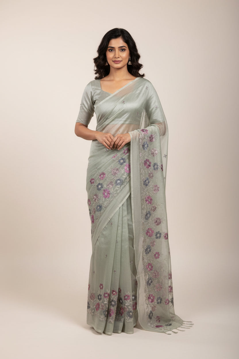 Tussar Silk Saree.