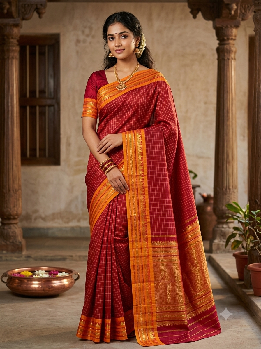 Pure Cotton Silk Saree