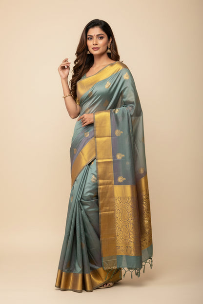 Kanchi Mix Silk Saree