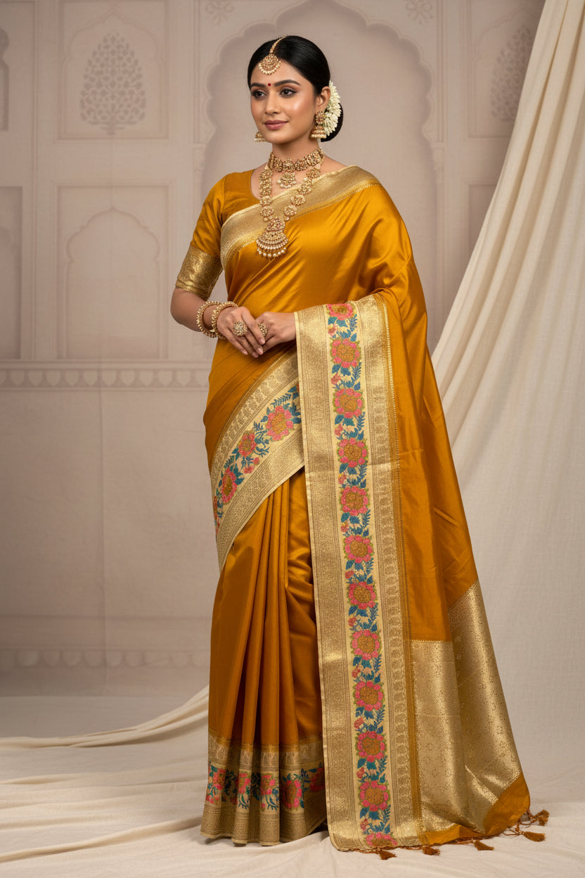 Artificial / Mix Crape Sarees