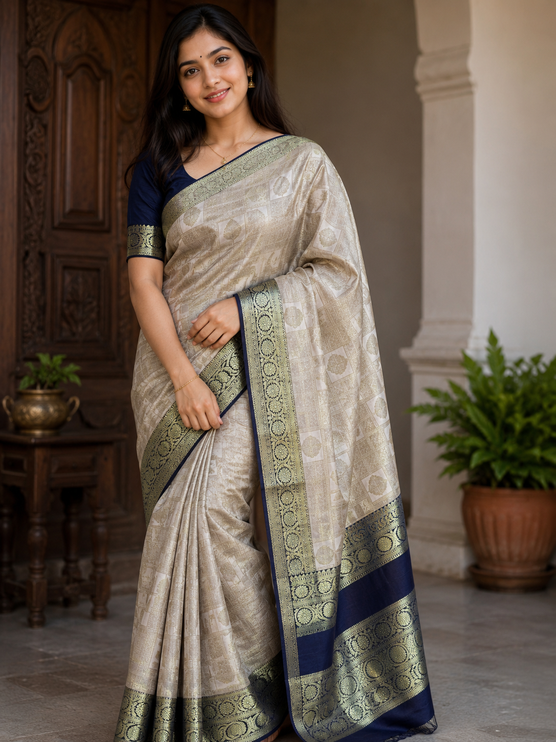 Pure Kanchipuram Silk Saree