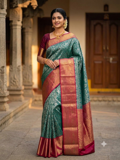 Pure Kanchipuram Silk Saree