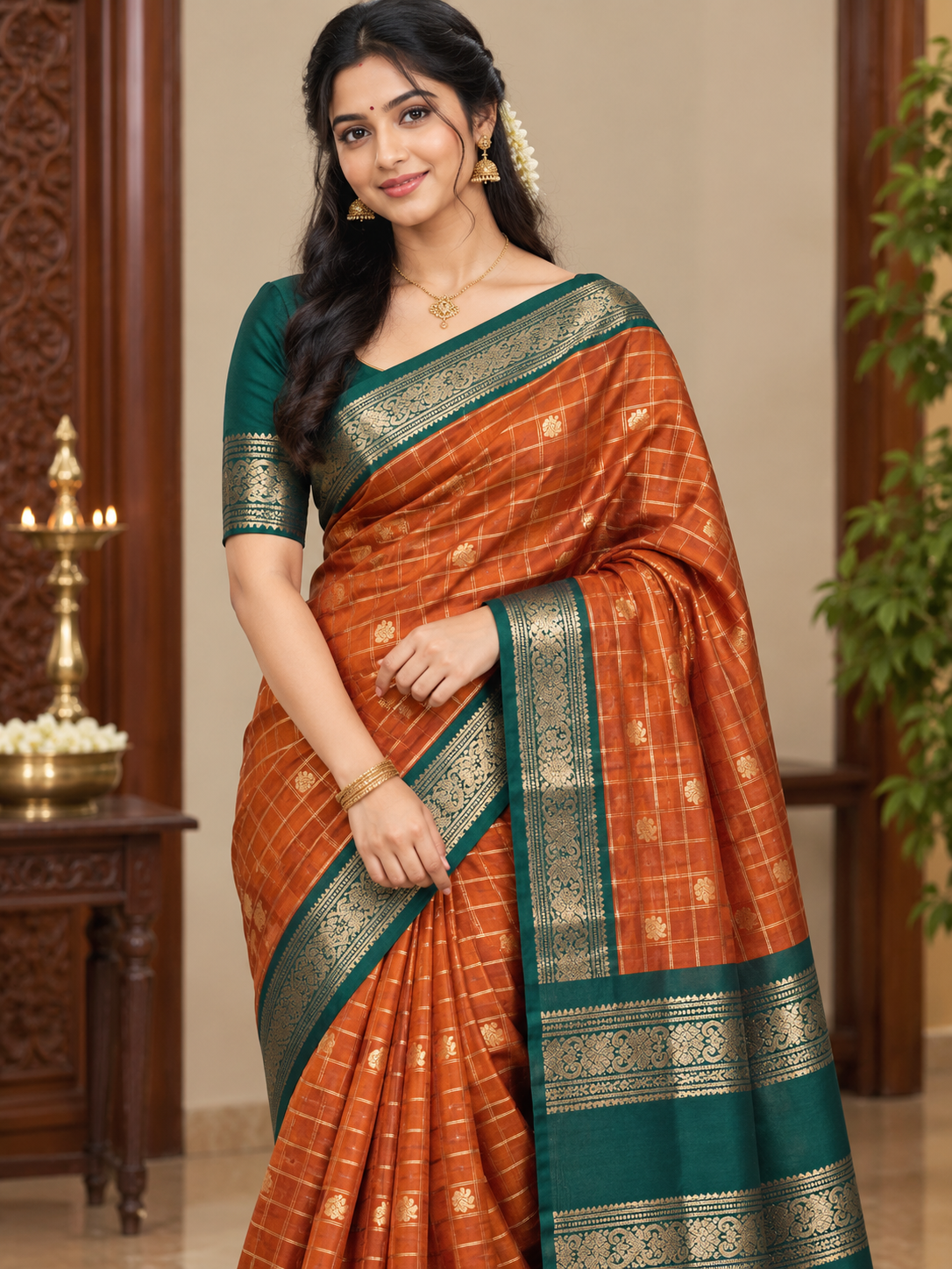 Pure Kanchipuram Silk Saree