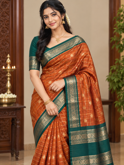 Pure Kanchipuram Silk Saree