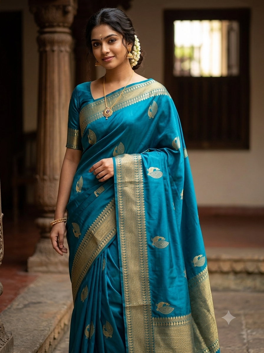 Pure Mysore Silk Saree.