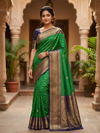 Kanchi Mix Silk Saree