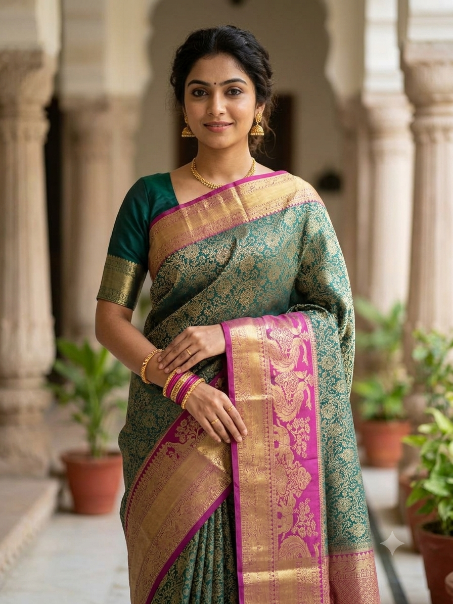 Pure Kanchipuram Silk Saree