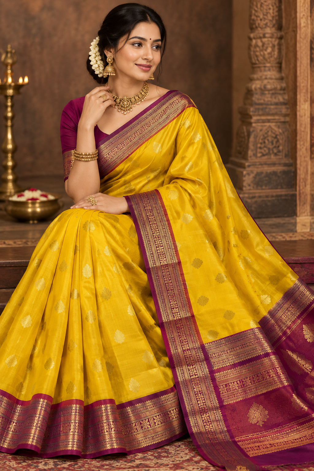 Pure Kanchipuram Silk Saree