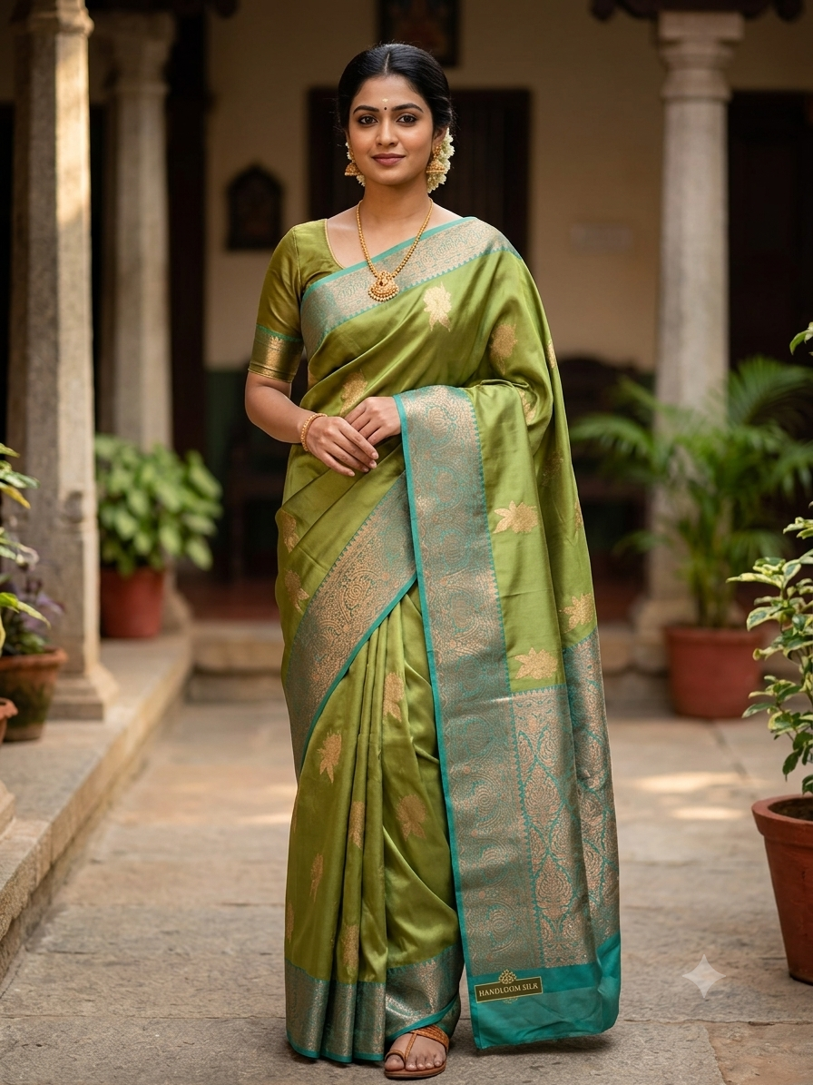 Kanchi Mix Silk Saree
