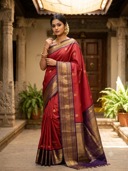Pure Kanchipuram Silk Saree