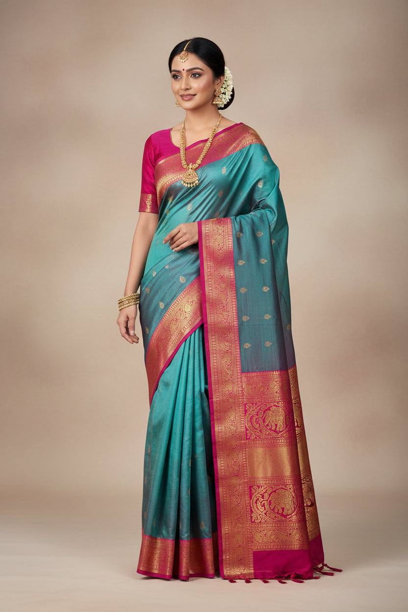 Pure Kanchipuram Silk Saree