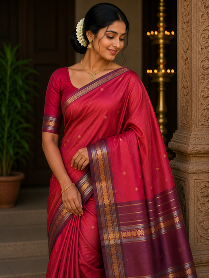 Kanchi Mix Silk Saree
