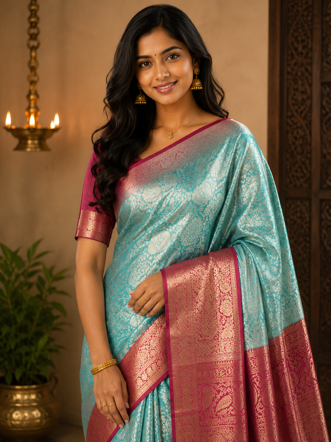 Pure Kanchipuram Silk Saree