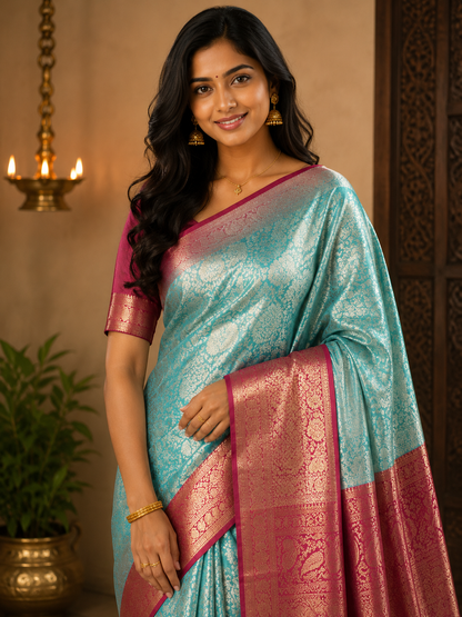 Pure Kanchipuram Silk Saree