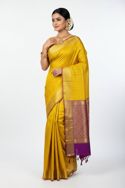 Pure Mysore Silk Saree.