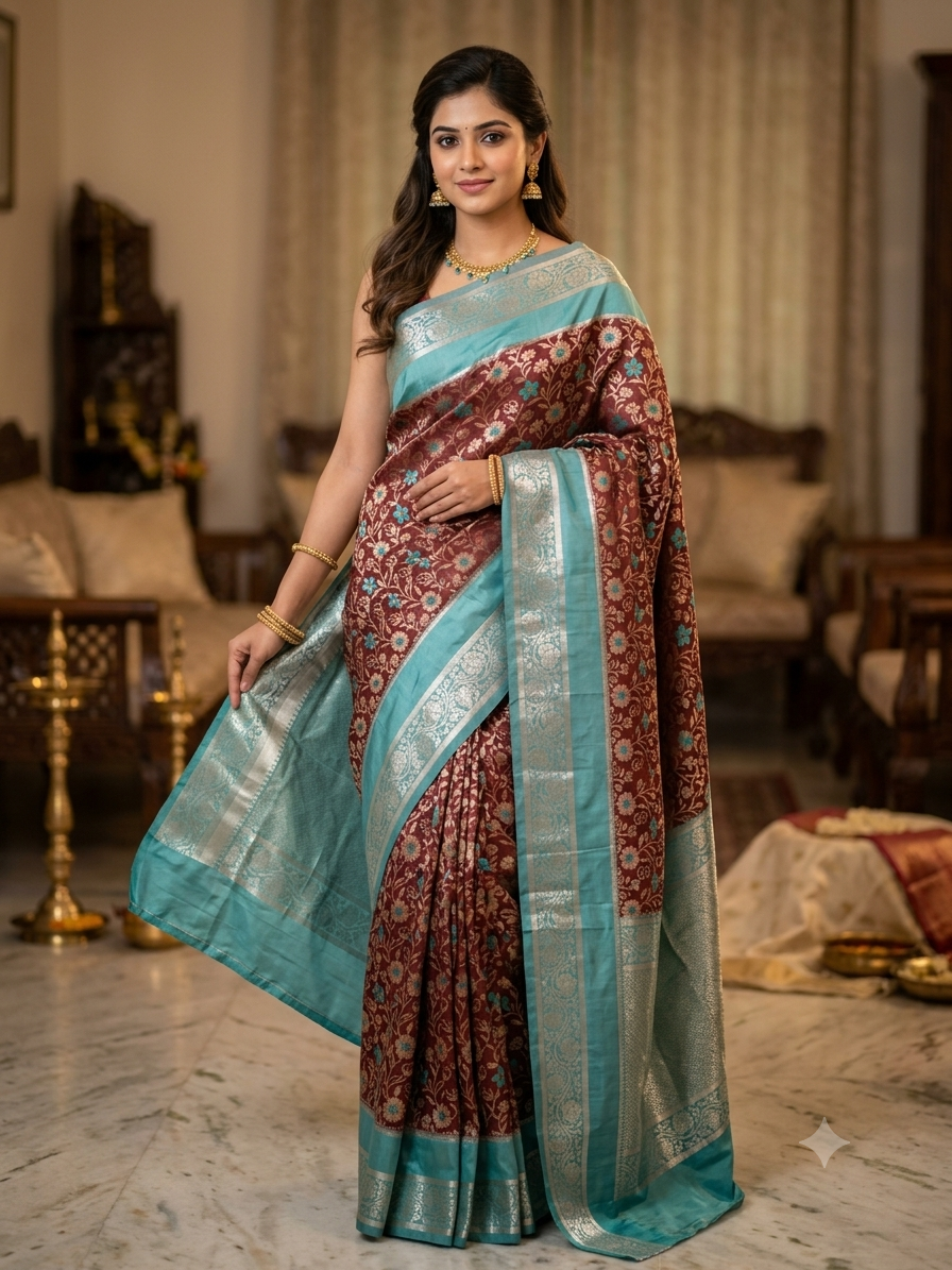 Kanchi Mix Silk Saree