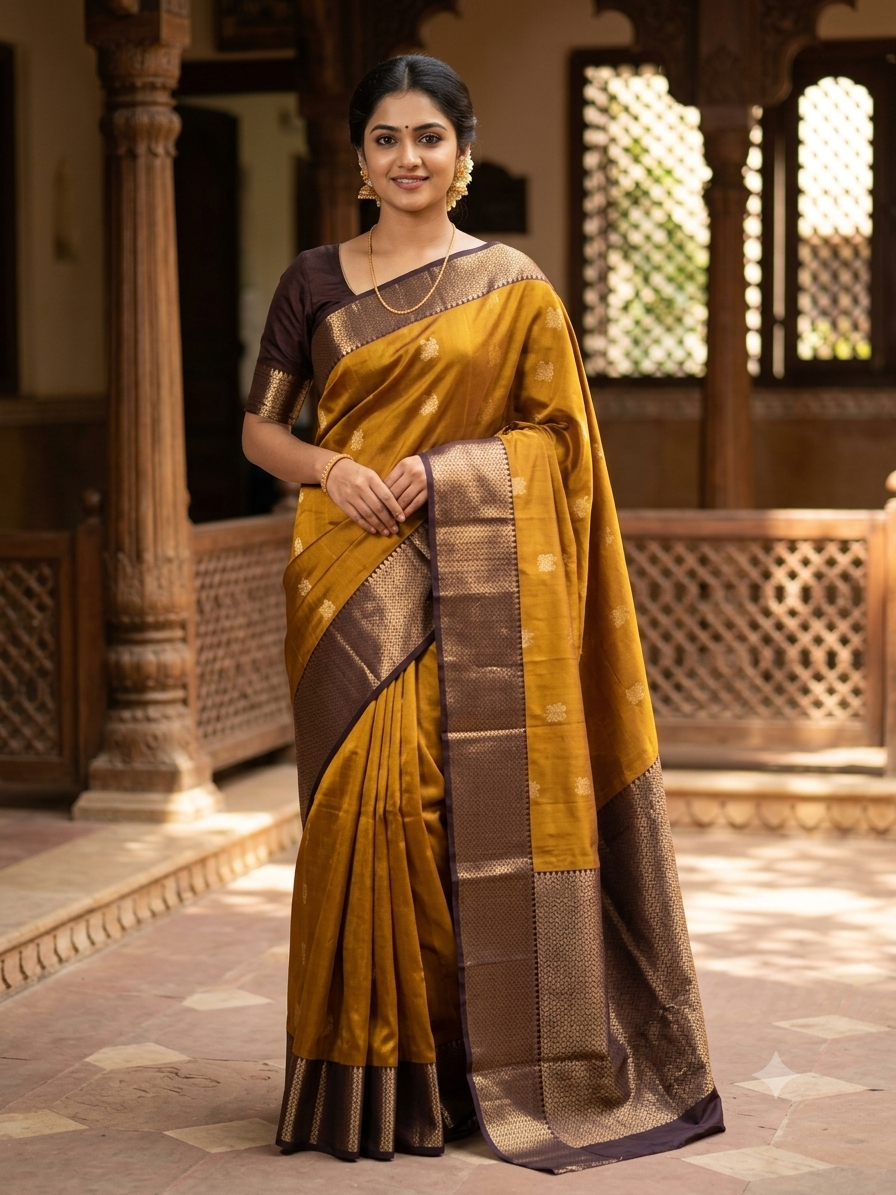 Kanchi Mix Silk Saree