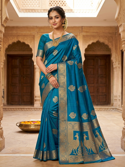 Kanchi Mix Silk Saree