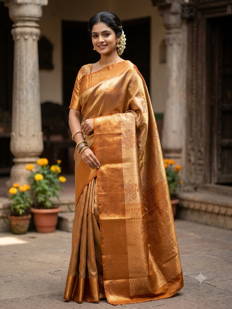 Kanchi Mix Silk Saree