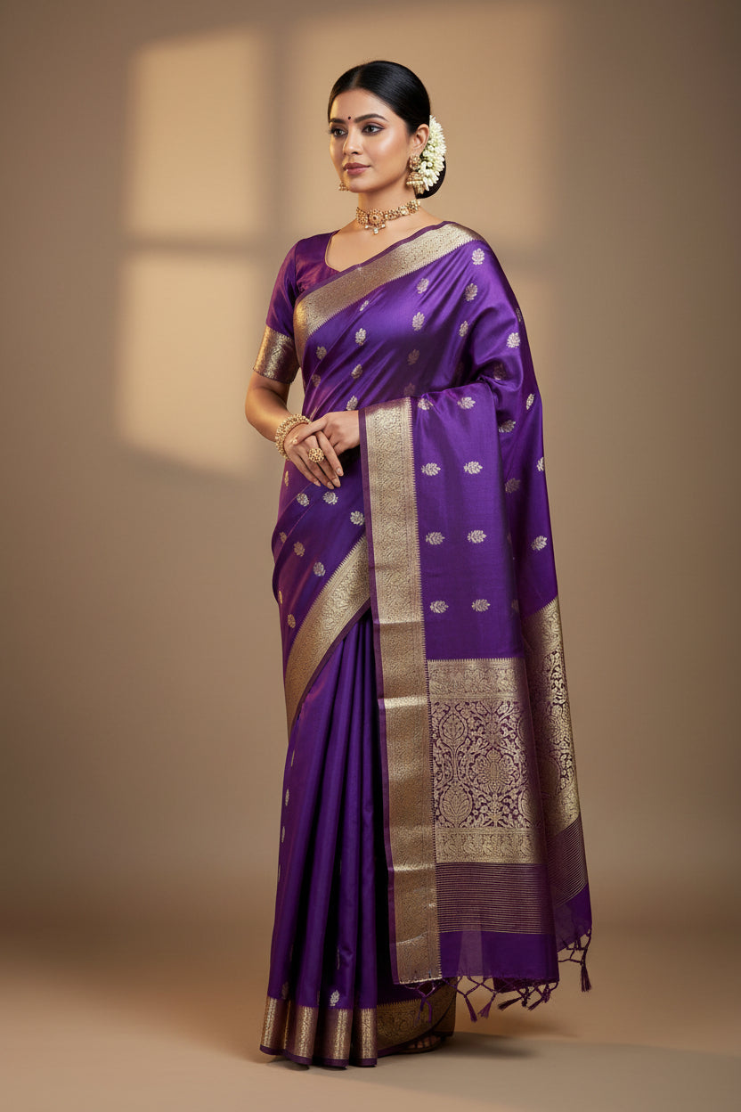 Kanchi Mix Silk Saree