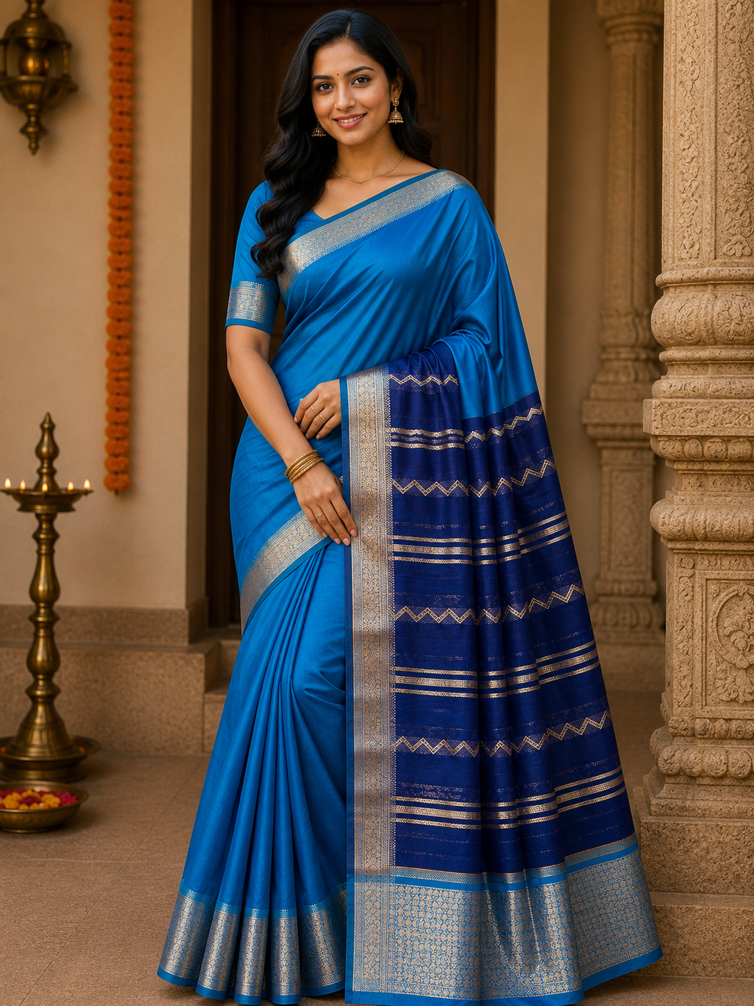 Artificial / Mix Crape Sarees