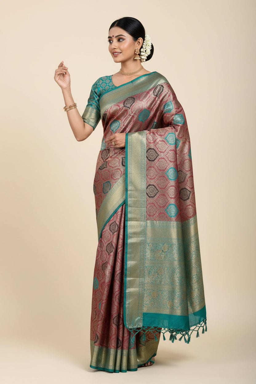 Kanchi Mix Silk Saree