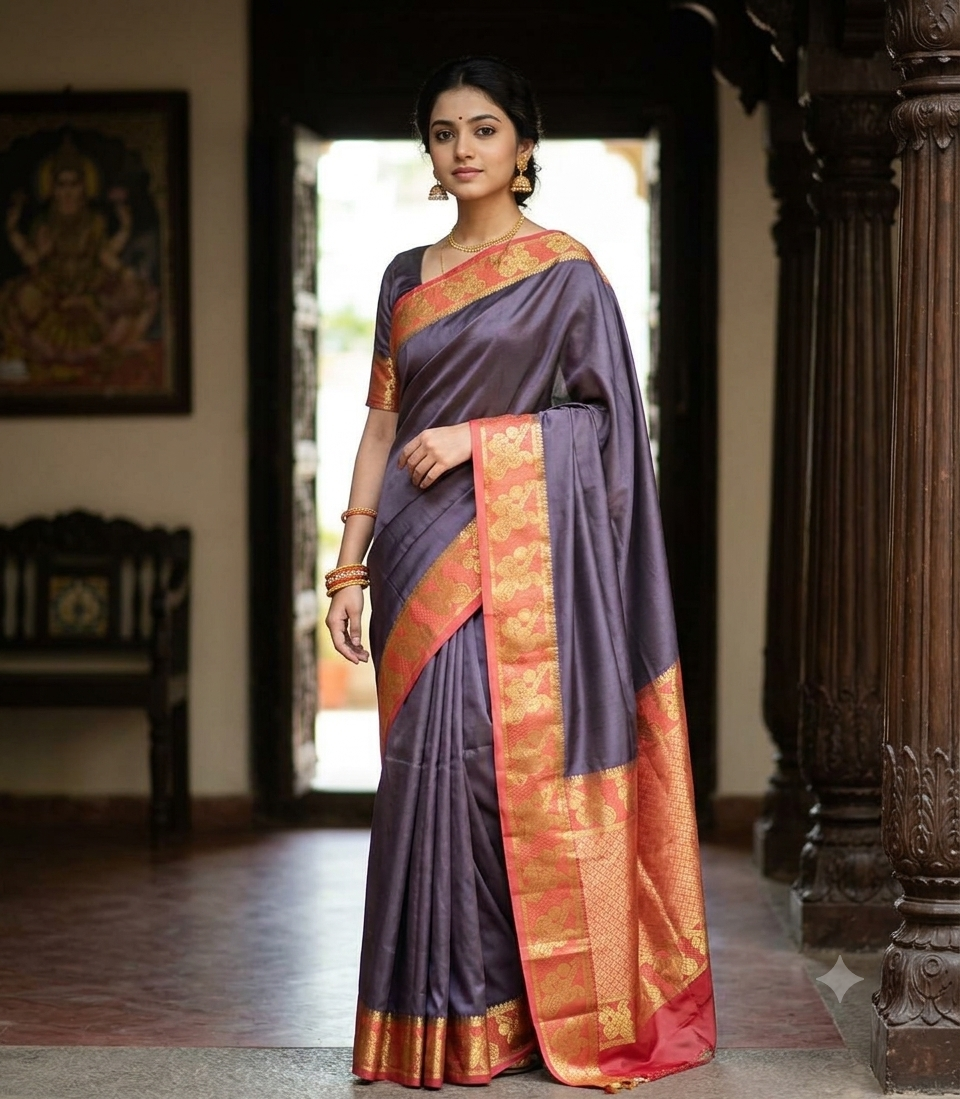 Pure Mysore Silk Saree.