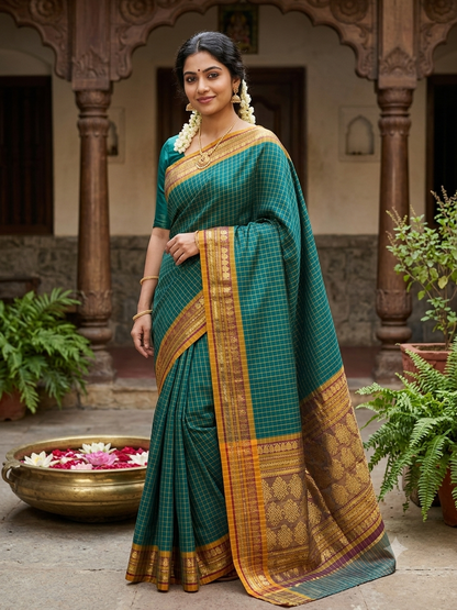 Pure Cotton Silk Saree