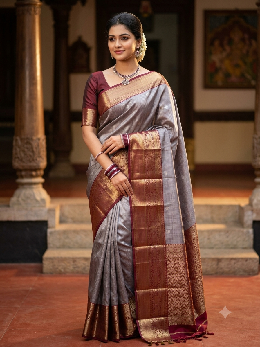 Pure Kanchipuram Silk Saree