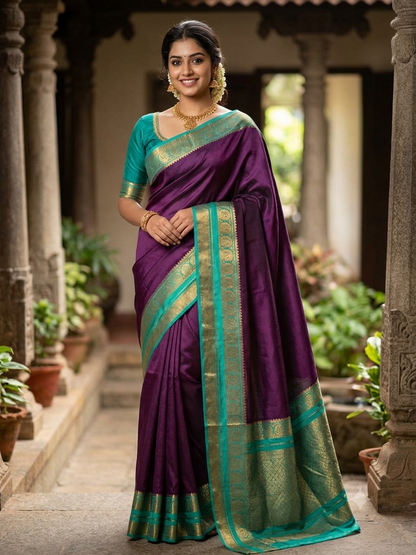 Pure Mysore Silk Saree.