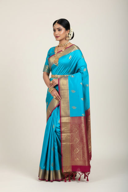 Kanchi Mix Silk Saree