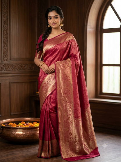 Kanchi Mix Silk Saree