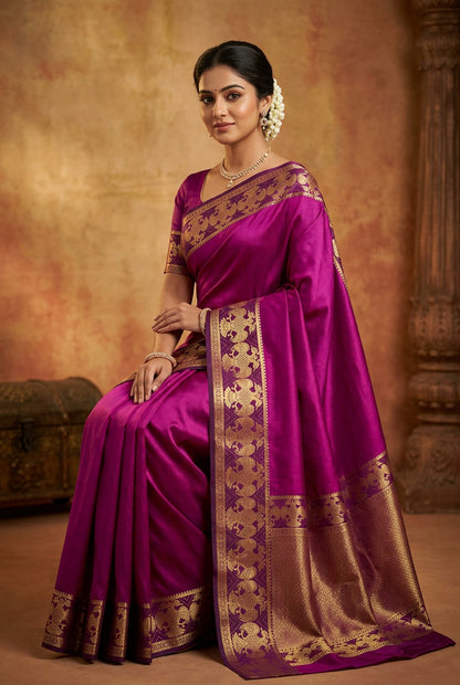 Pure Mysore Silk Saree.