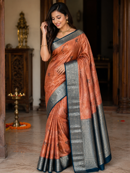 Kanchi Mix Silk Saree