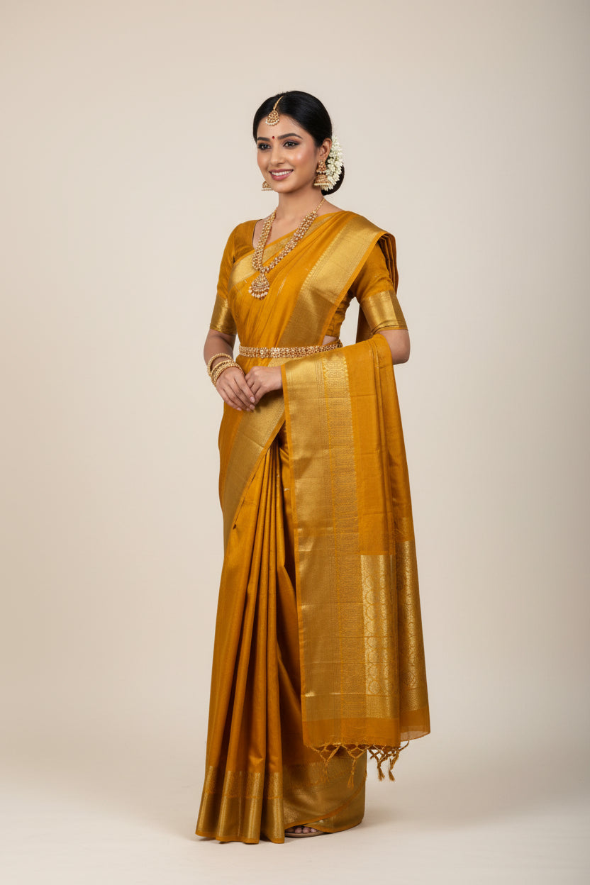 Pure Mysore Silk Saree ( 60 Grams )