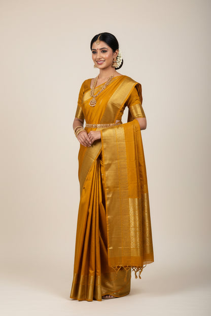 Pure Mysore Silk Saree ( 60 Grams )