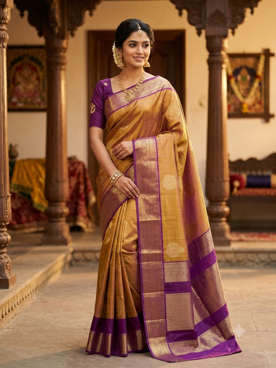 Pure Kanchipuram Silk Saree