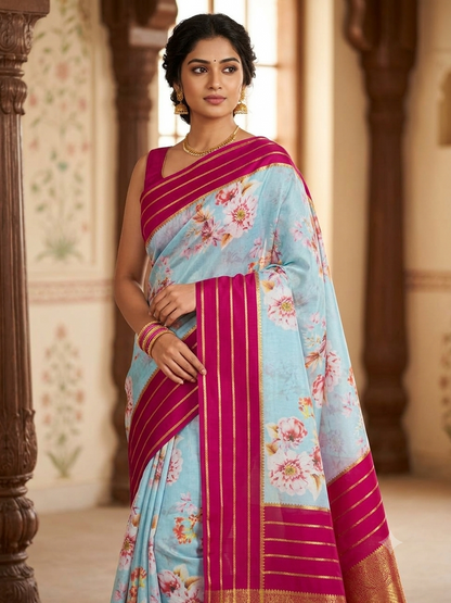 Pure Mysore Silk Saree.