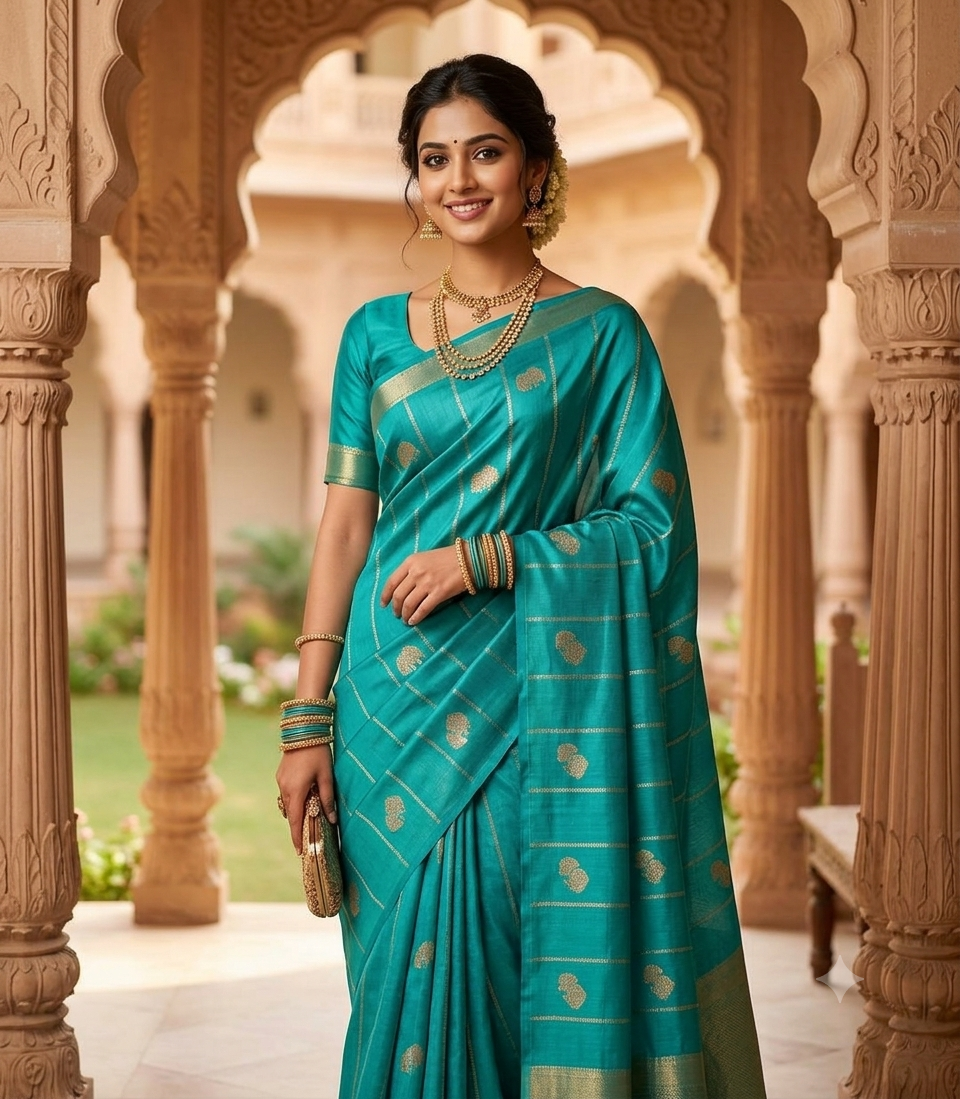 Pure Mysore Silk Saree.