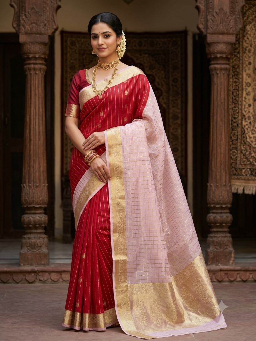 Kanchi Mix Silk Saree