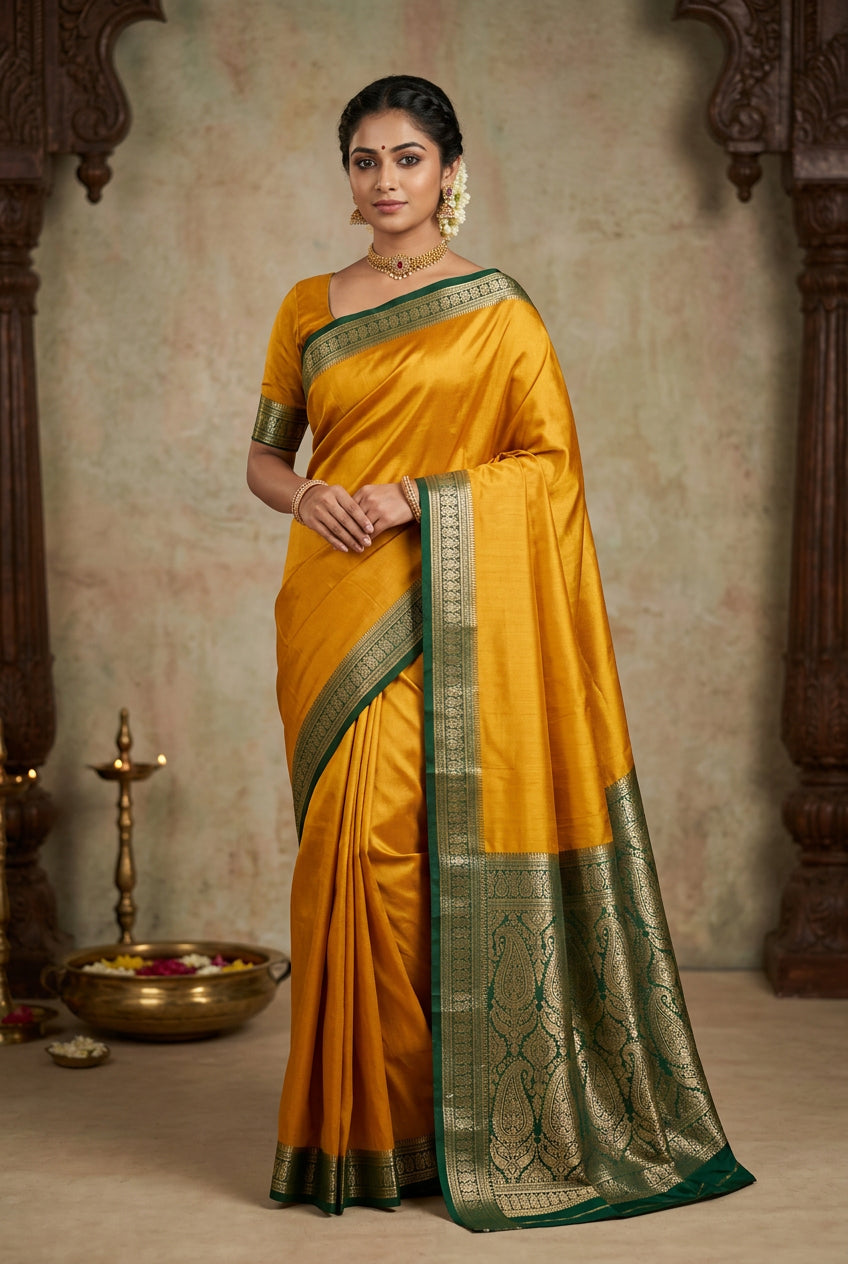 Pure Mysore Silk Saree.