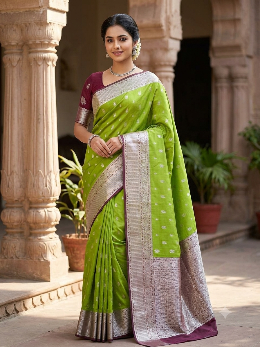 Mix Soft Silk Saree