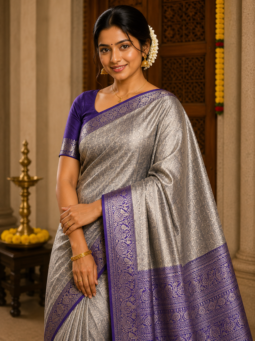Pure Kanchipuram Silk Saree