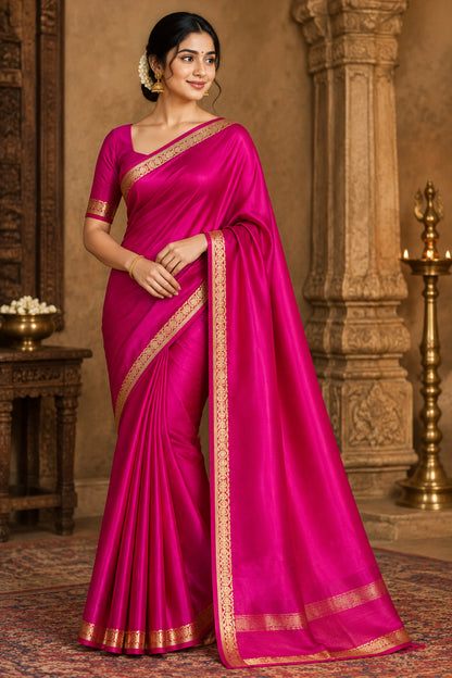 Pure Mysore Silk Saree ( 60 Grams )
