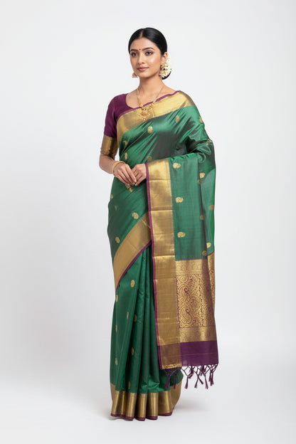 Kanchi Mix Silk Saree