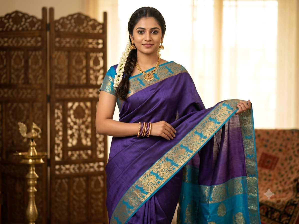 Pure Mysore Silk Saree.
