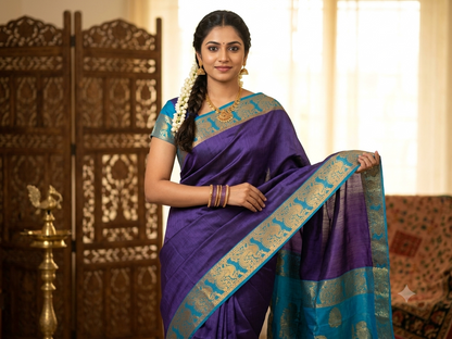 Pure Mysore Silk Saree.
