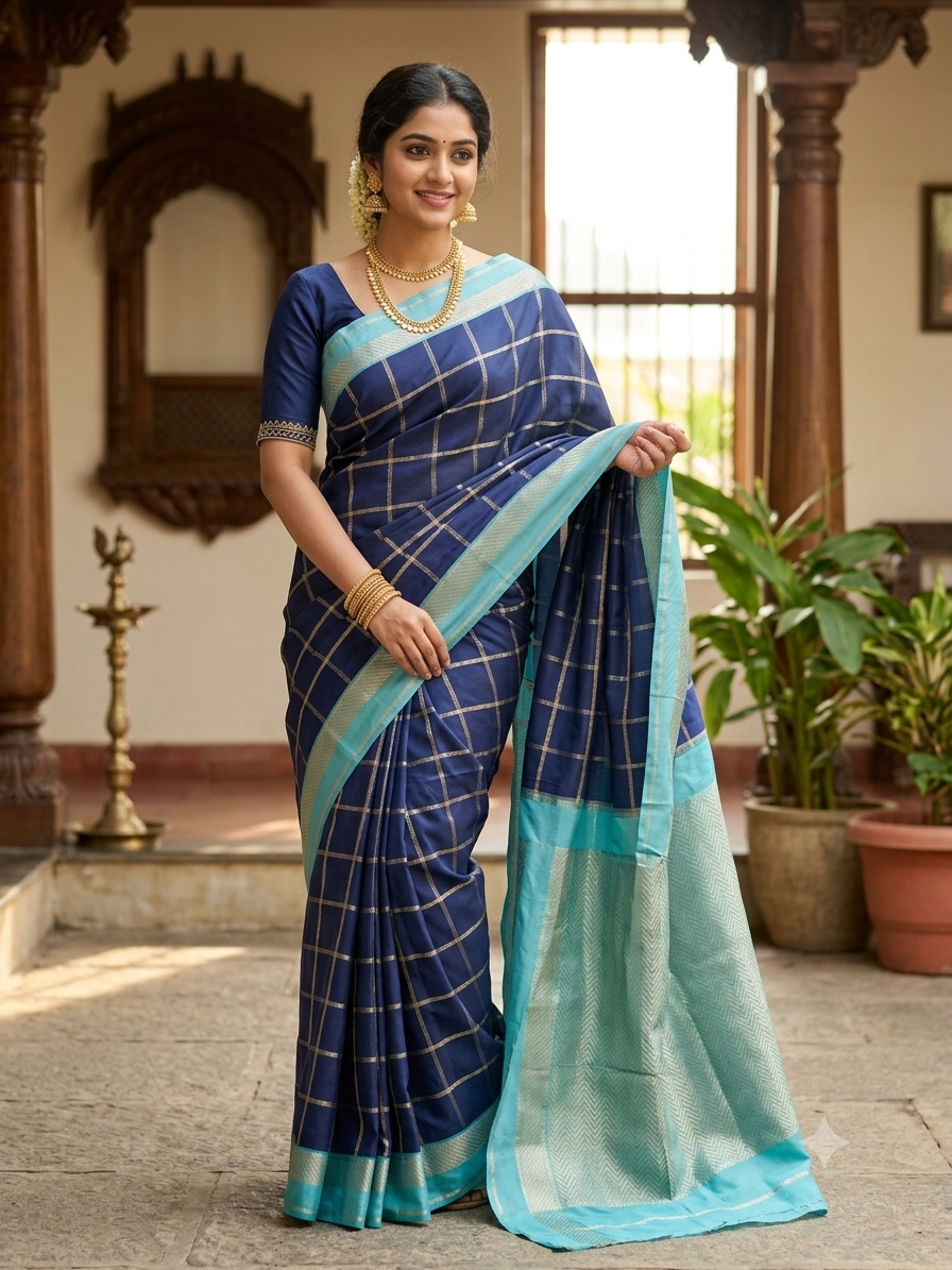 Kanchi Mix Silk Saree